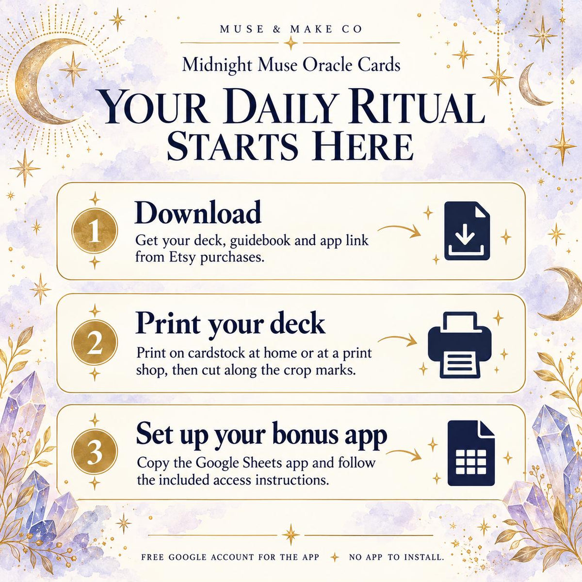 Printable Oracle Cards