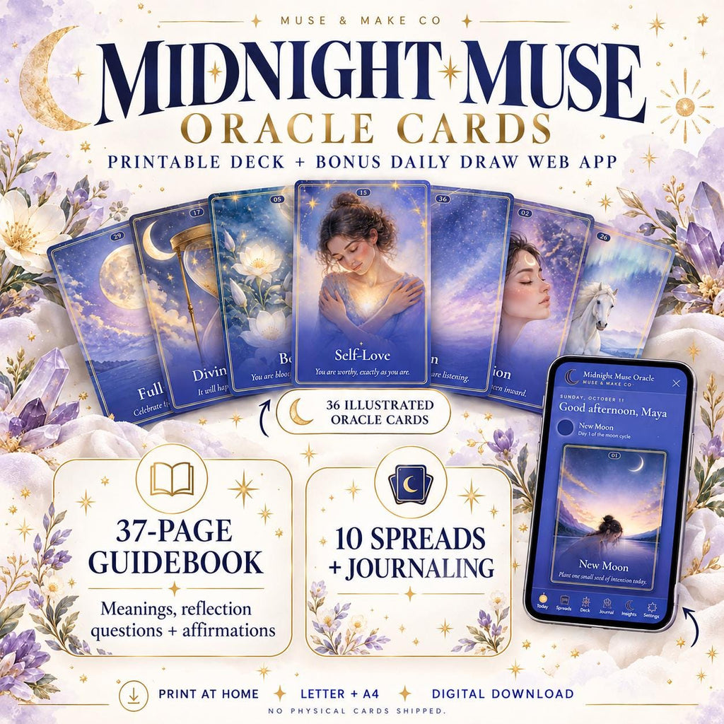 Printable Oracle Cards