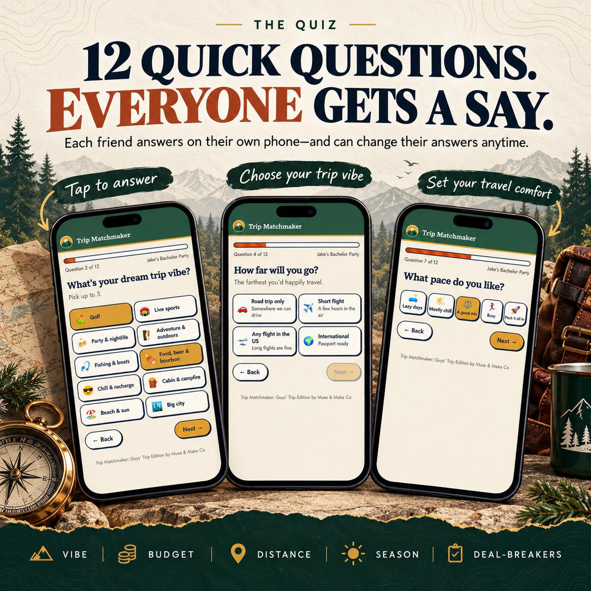 Bachelor Party Destination Quiz