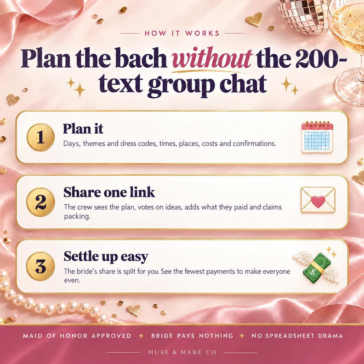Bachelorette Trip Planner App