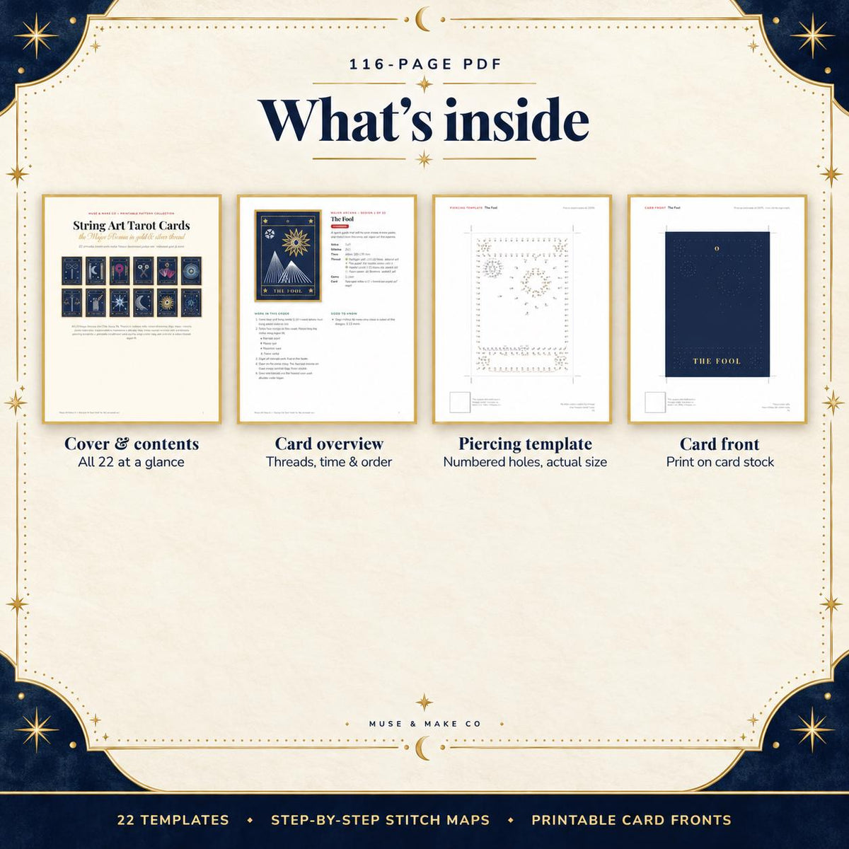 Tarot String Art Patterns