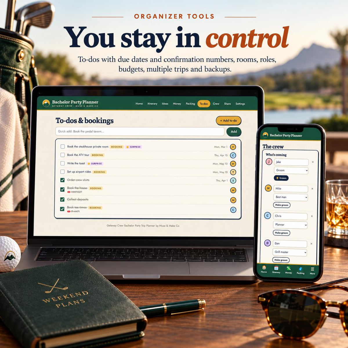 Bachelor Party Planner App