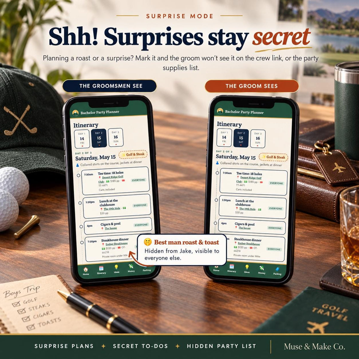Bachelor Party Planner App