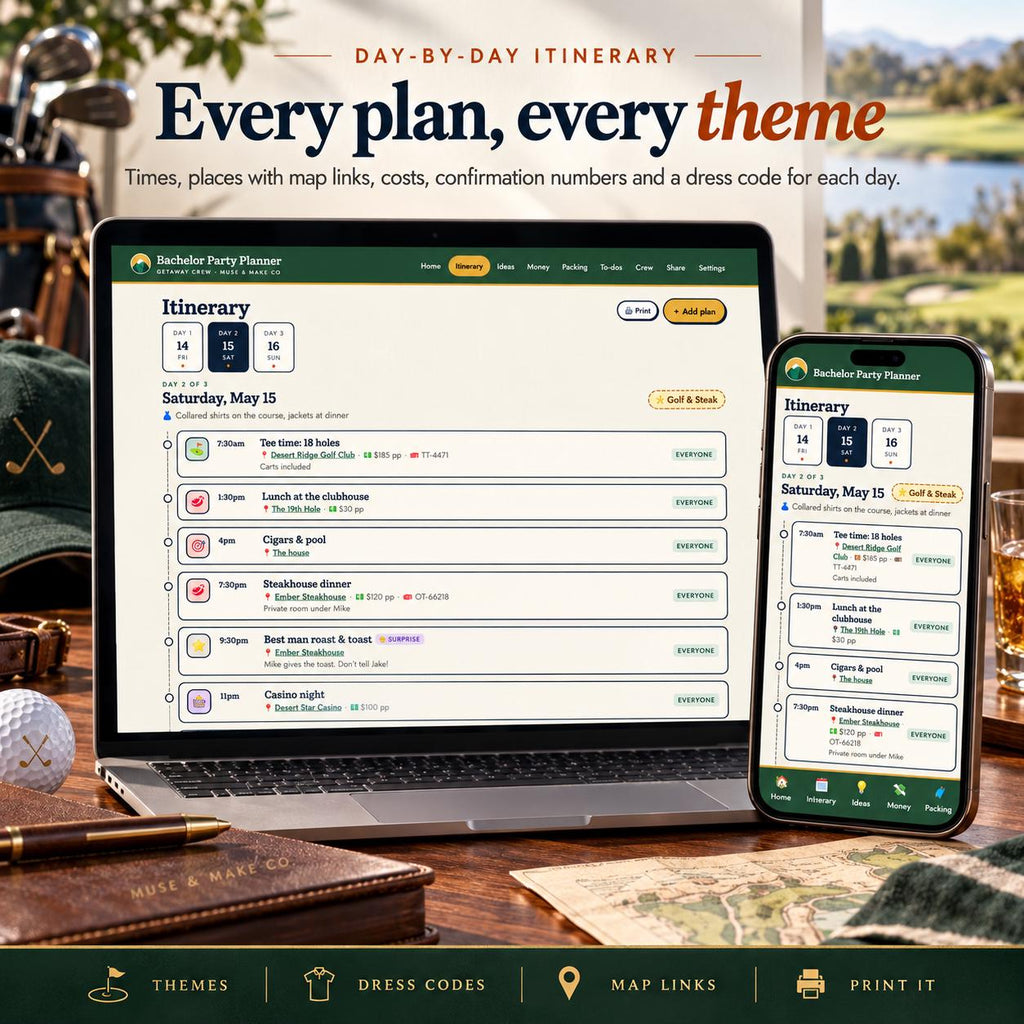 Bachelor Party Planner App