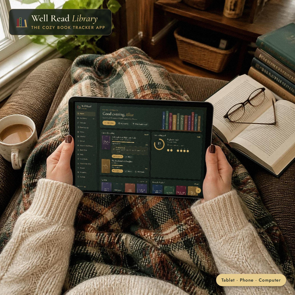 Book Tracker App, Digital Reading Journal