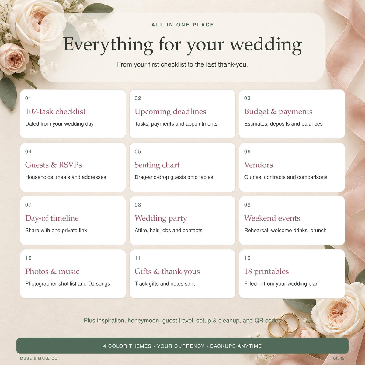 Wedding Planner App, Digital Wedding Planner