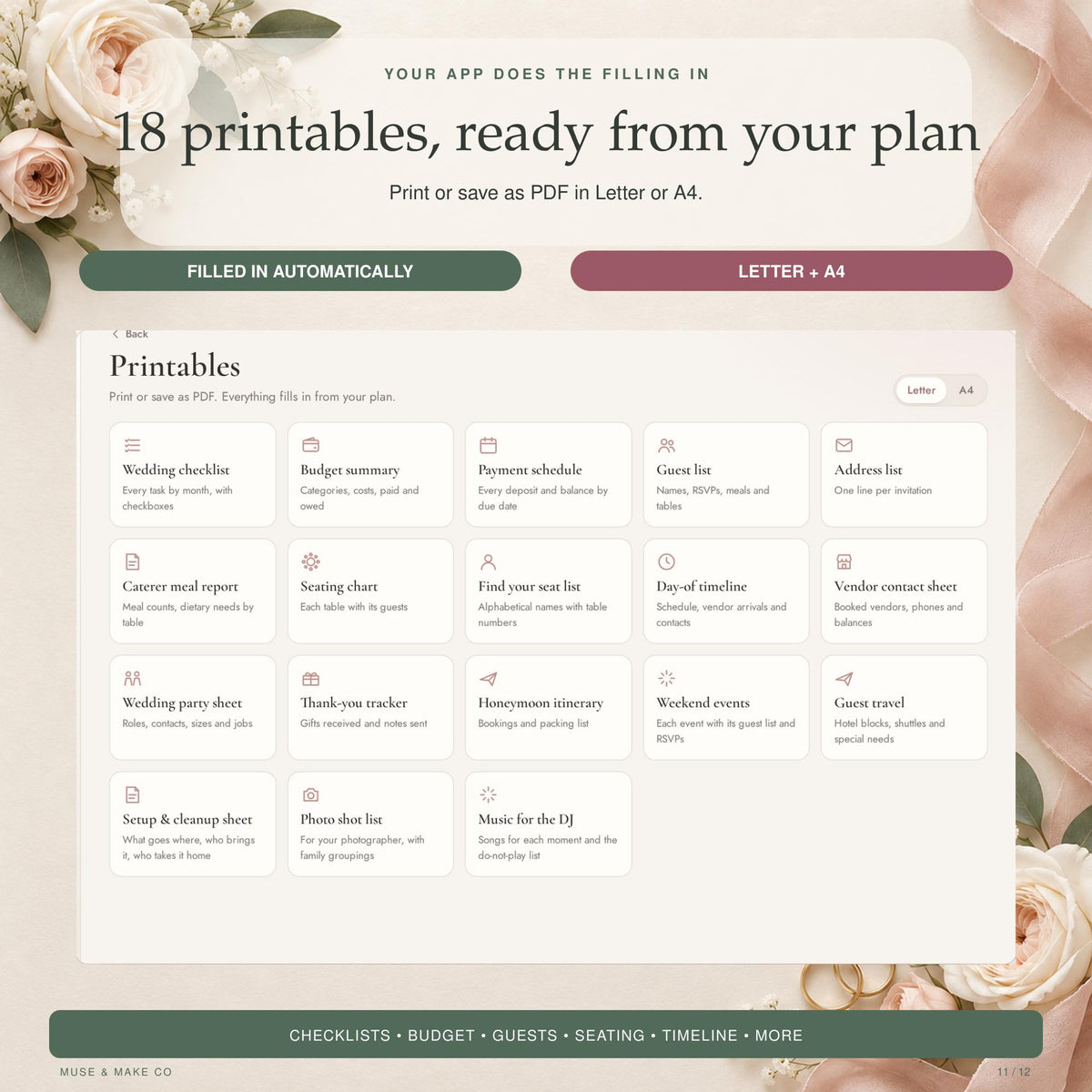 Wedding Planner App, Digital Wedding Planner