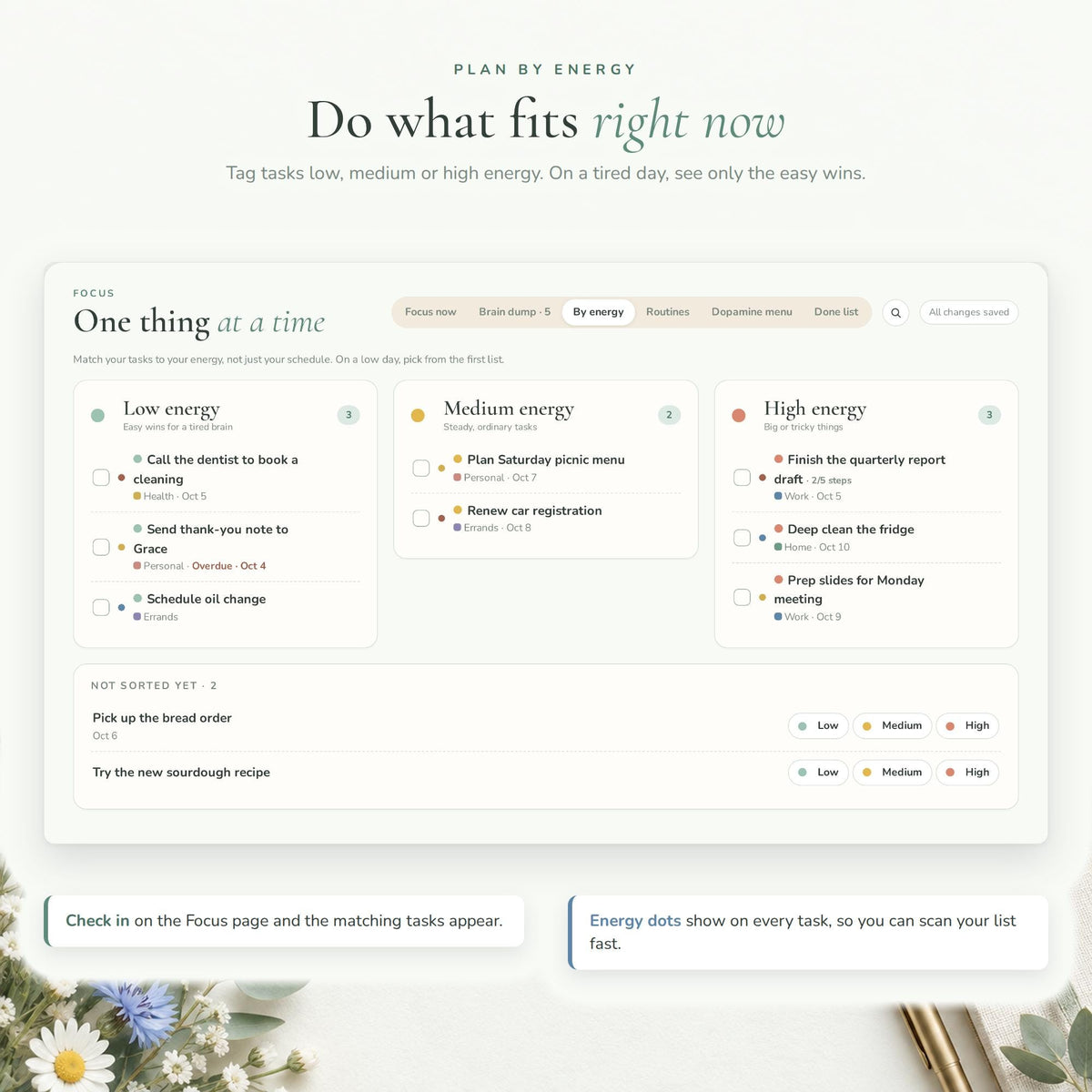 ADHD Planner Digital Web App
