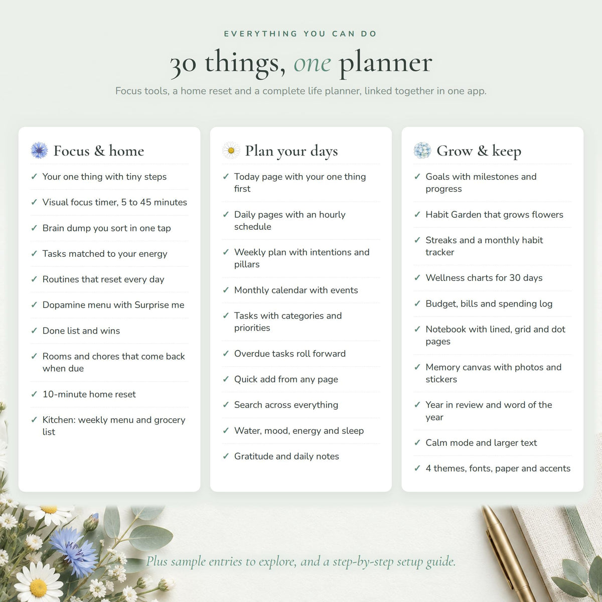 ADHD Planner Digital Web App