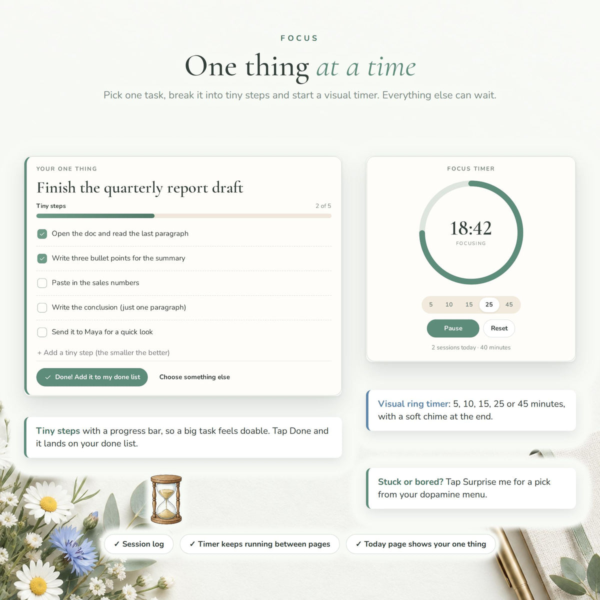ADHD Planner Digital Web App