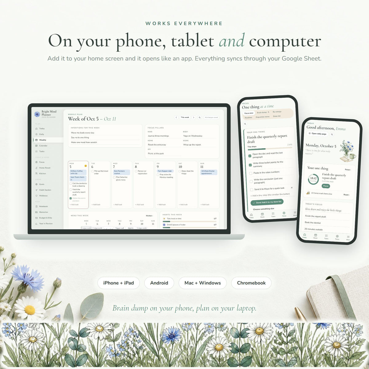 ADHD Planner Digital Web App