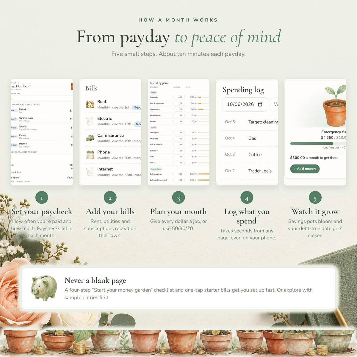 Budget Planner Google Sheets Web App