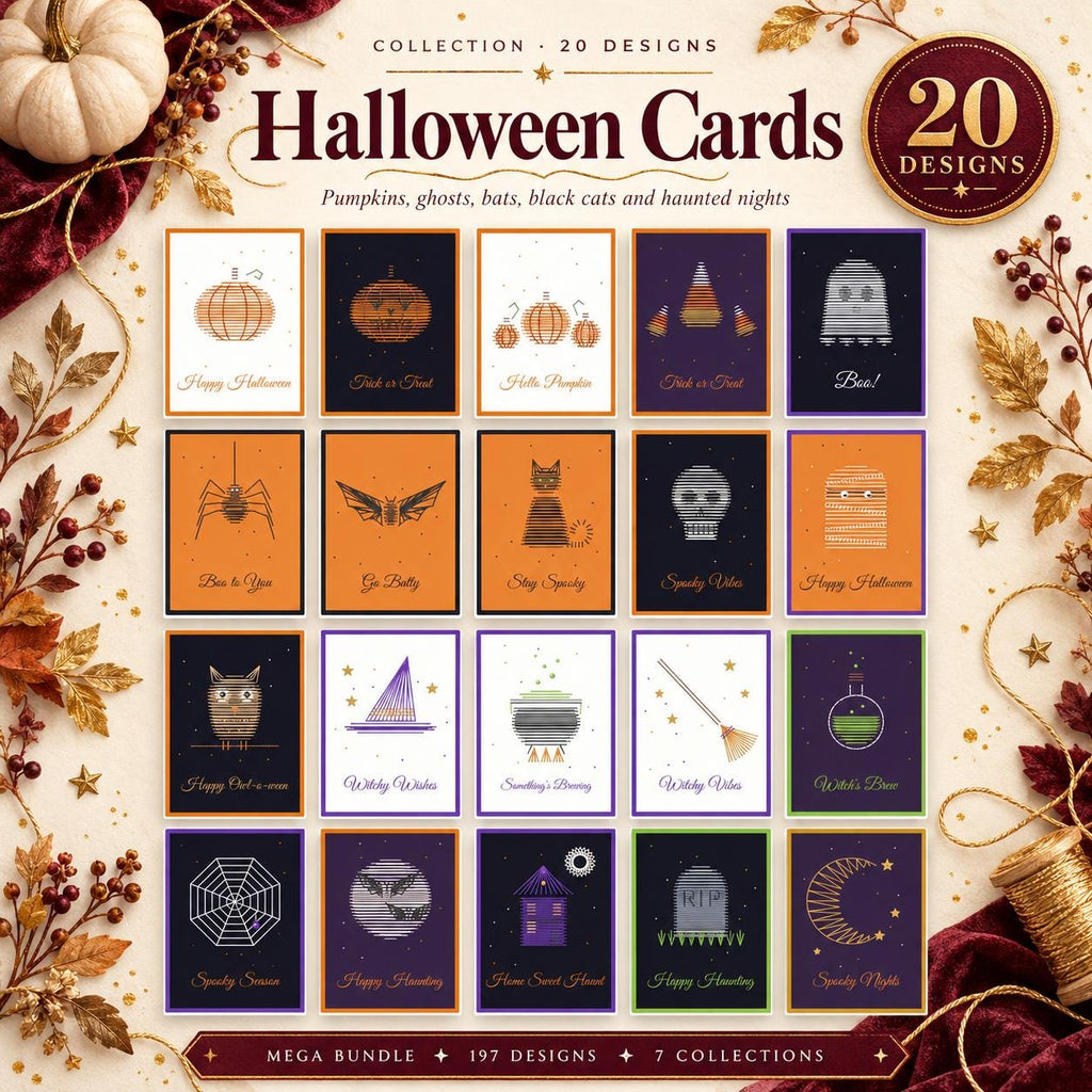 String Art Card Patterns Bundle