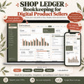 Etsy Seller Bookkeeping Spreadsheet for Digital Products