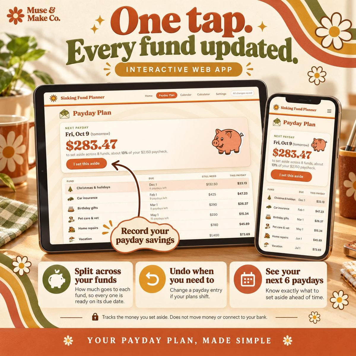 Sinking Fund Tracker Google Sheets