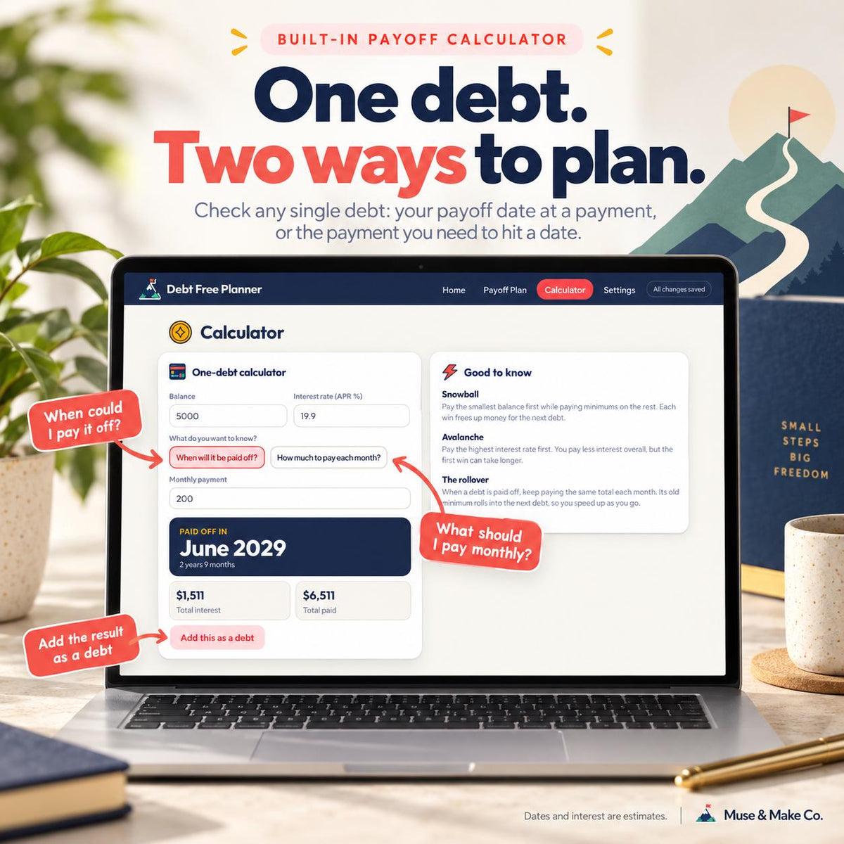 Debt Payoff Tracker Google Sheets Web App