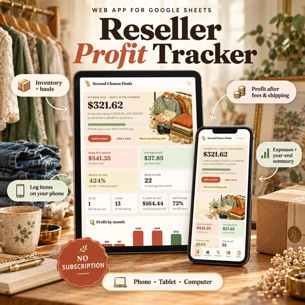 Reseller Spreadsheet Google Sheets App