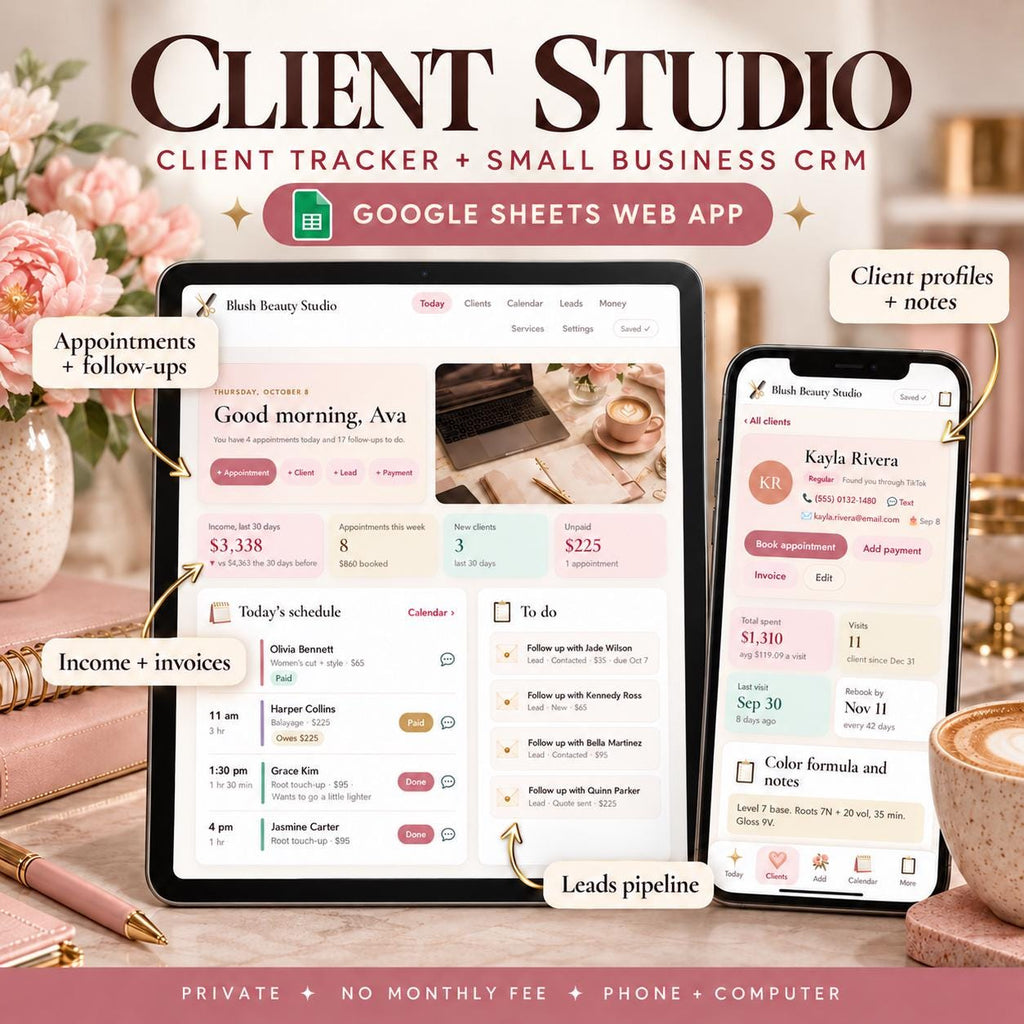 Client Tracker App for Google Sheets