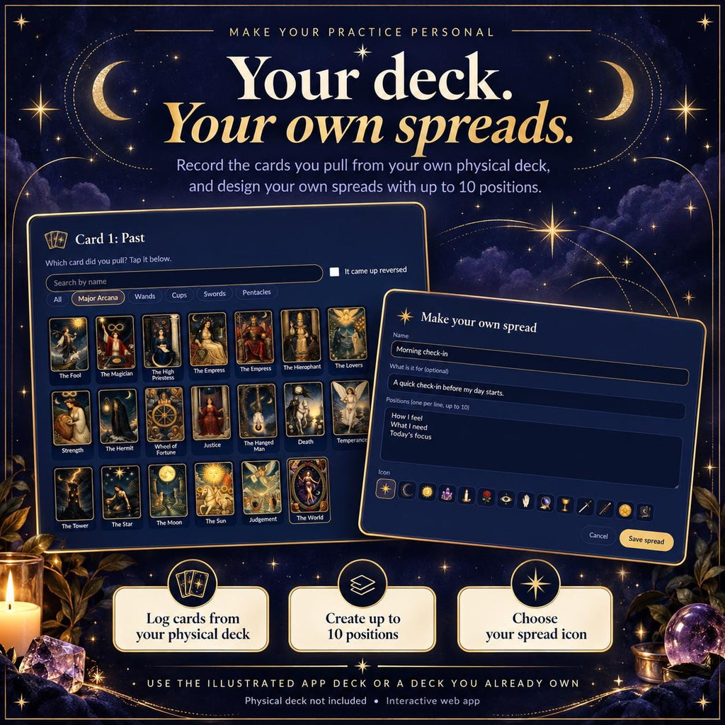 Tarot Journal App, Tarot Reading Journal