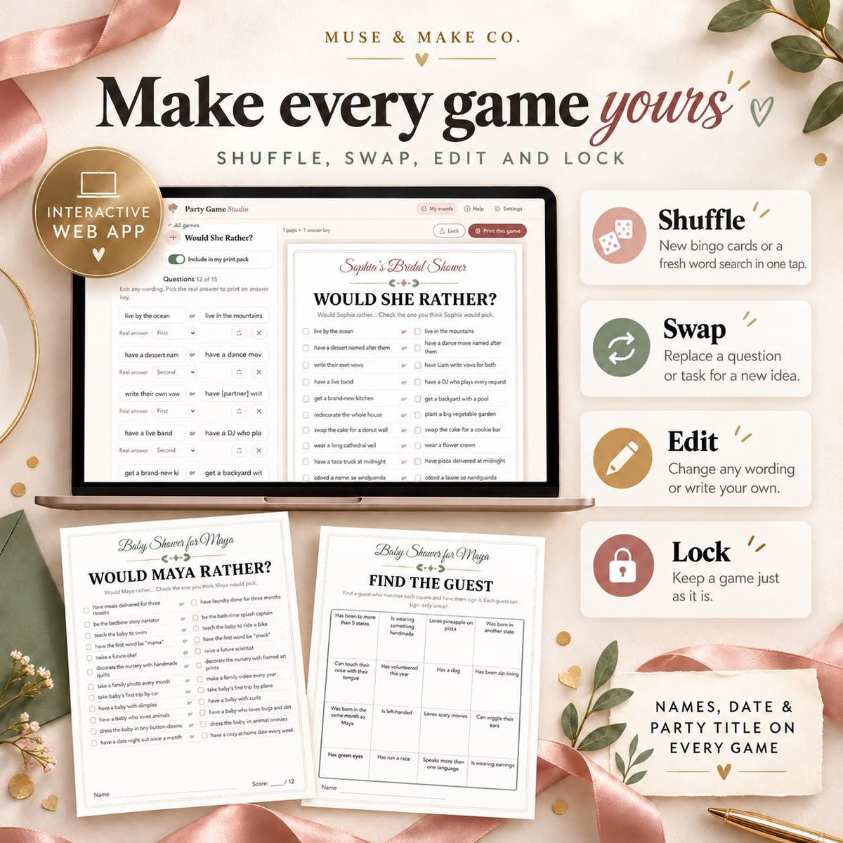 Personalized Party Games Maker