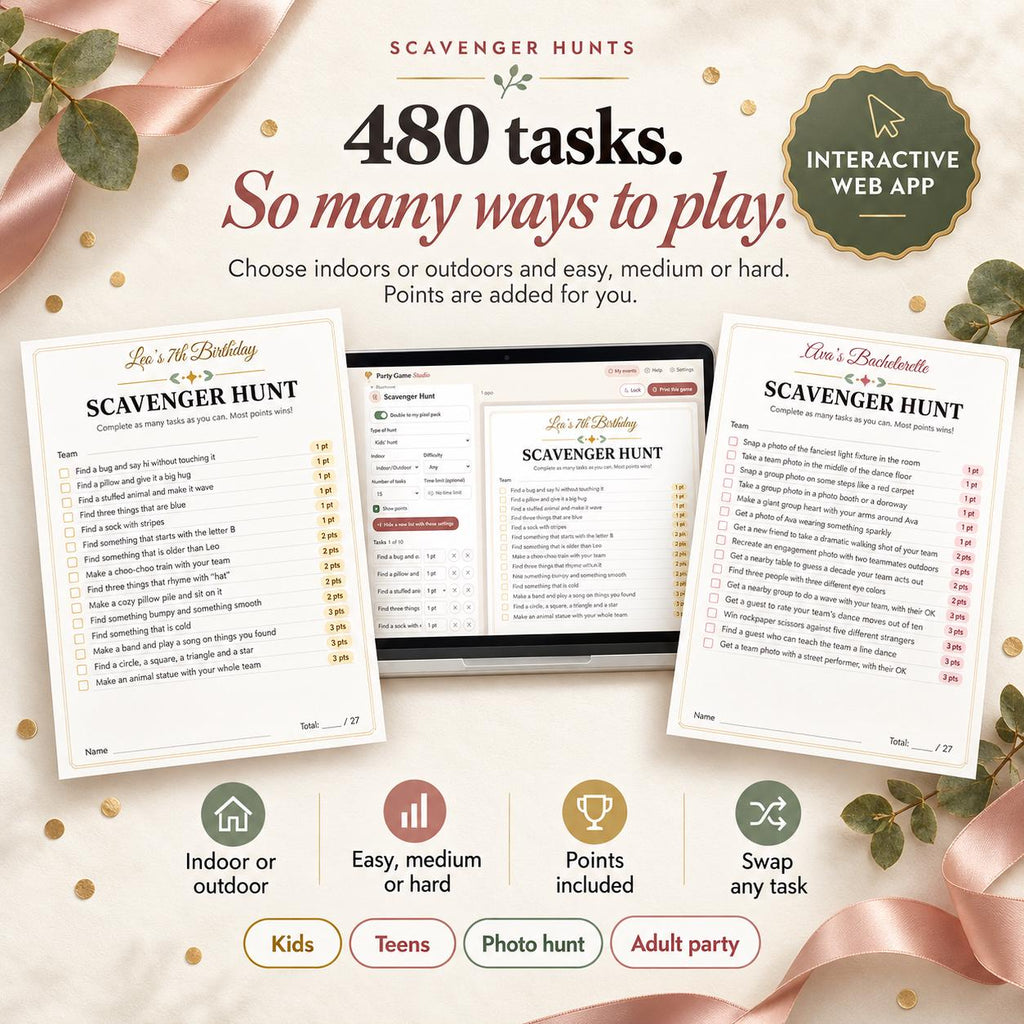 Personalized Party Games Maker