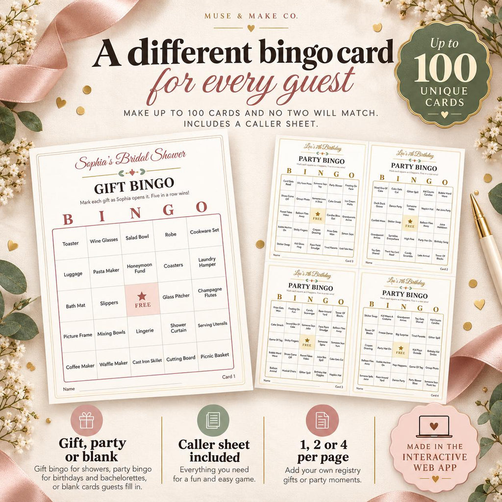 Personalized Party Games Maker