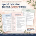 Special Education Teacher Resume Template