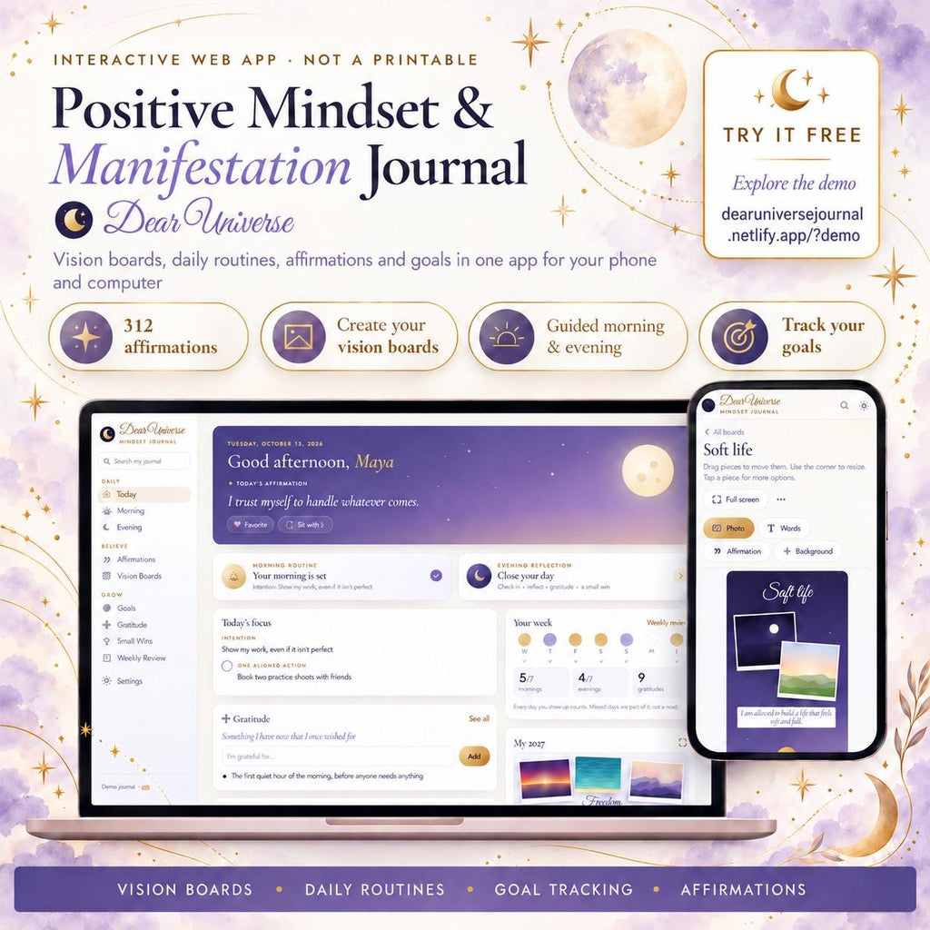 Positive Mindset & Manifestation Journal