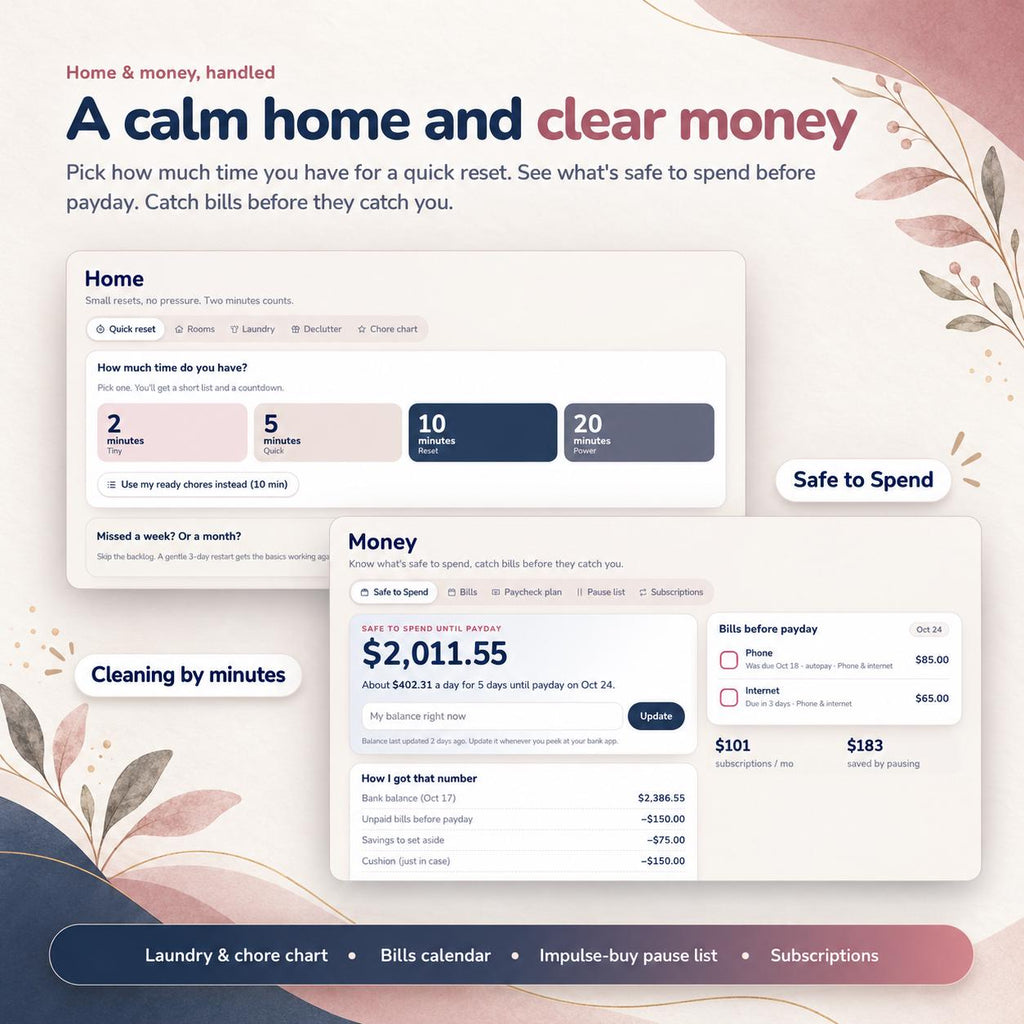 ADHD Planner App, Digital ADHD Planner