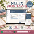 NCLEX Study Planner, Next Gen RN PN Exam Study Schedule