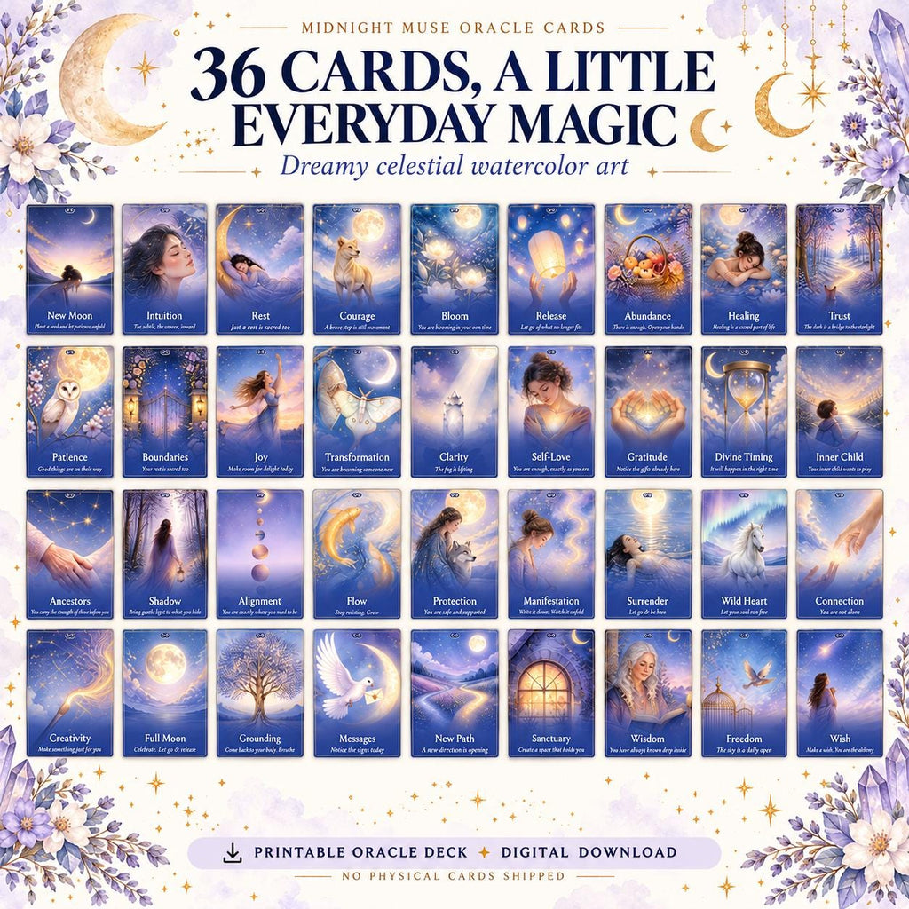 Printable Oracle Cards