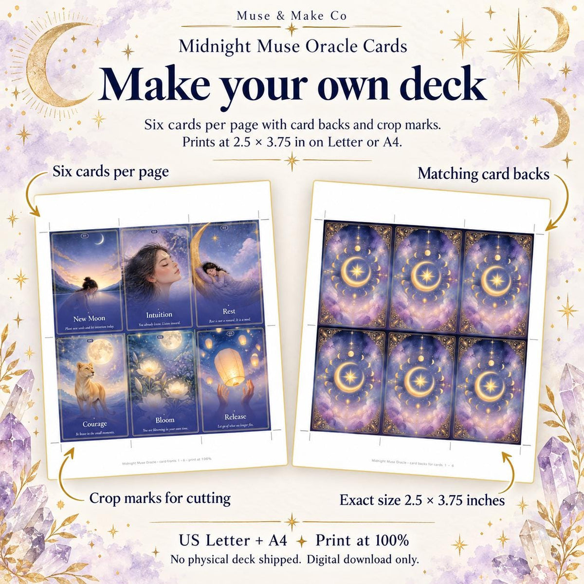 Printable Oracle Cards