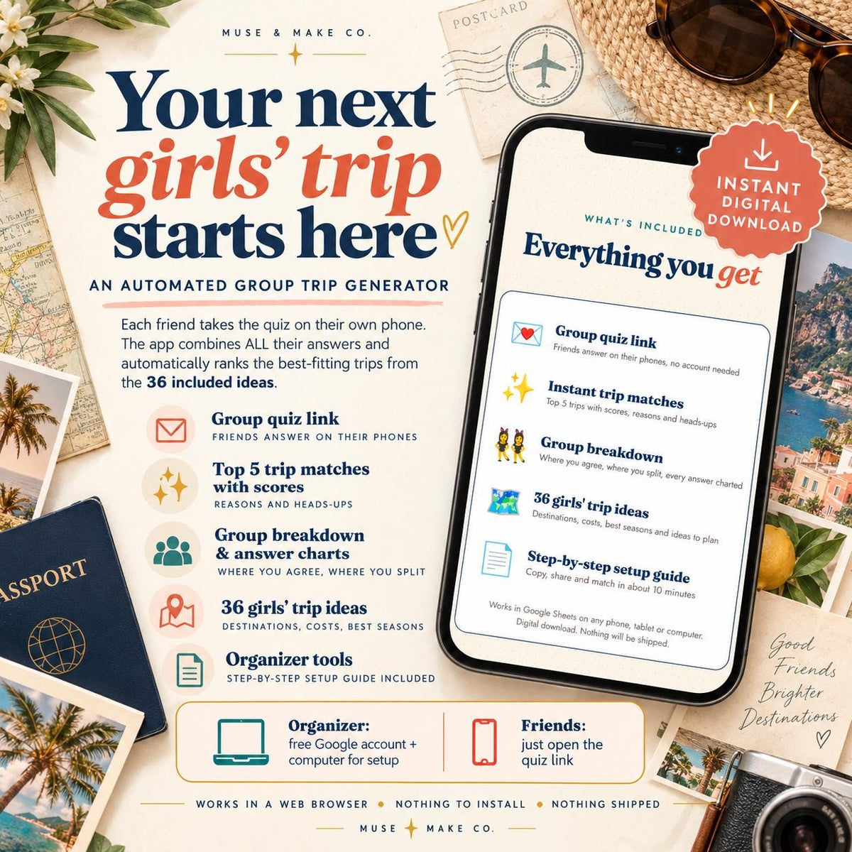Girls Trip Planner Quiz