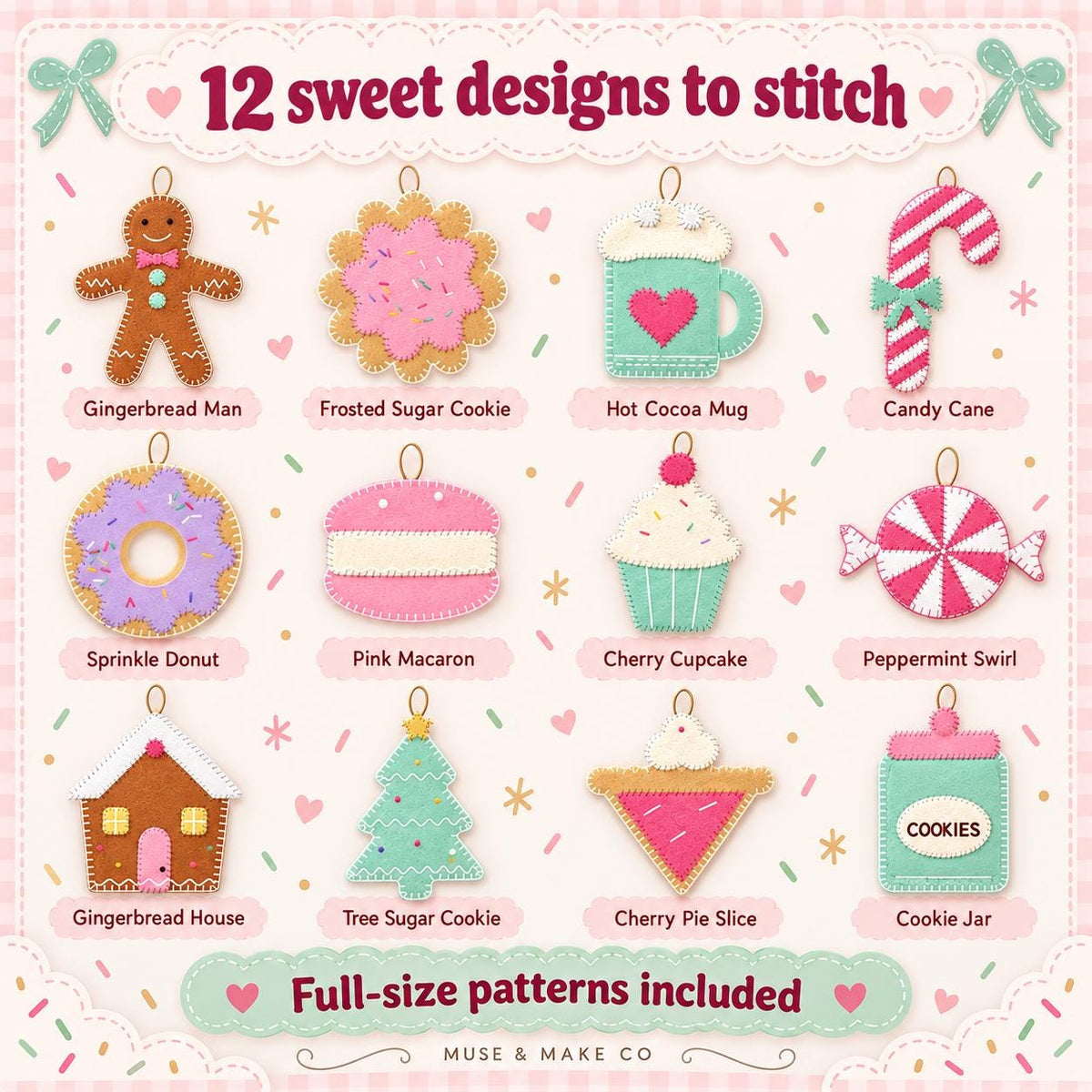 Felt Christmas Ornament Patterns