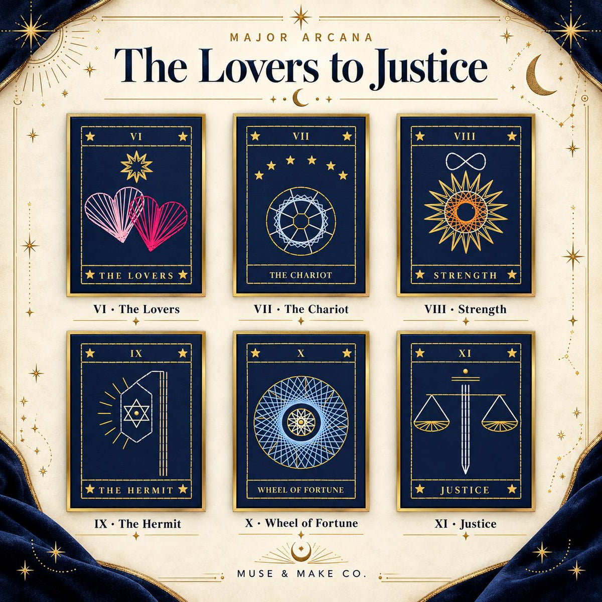 Tarot String Art Patterns