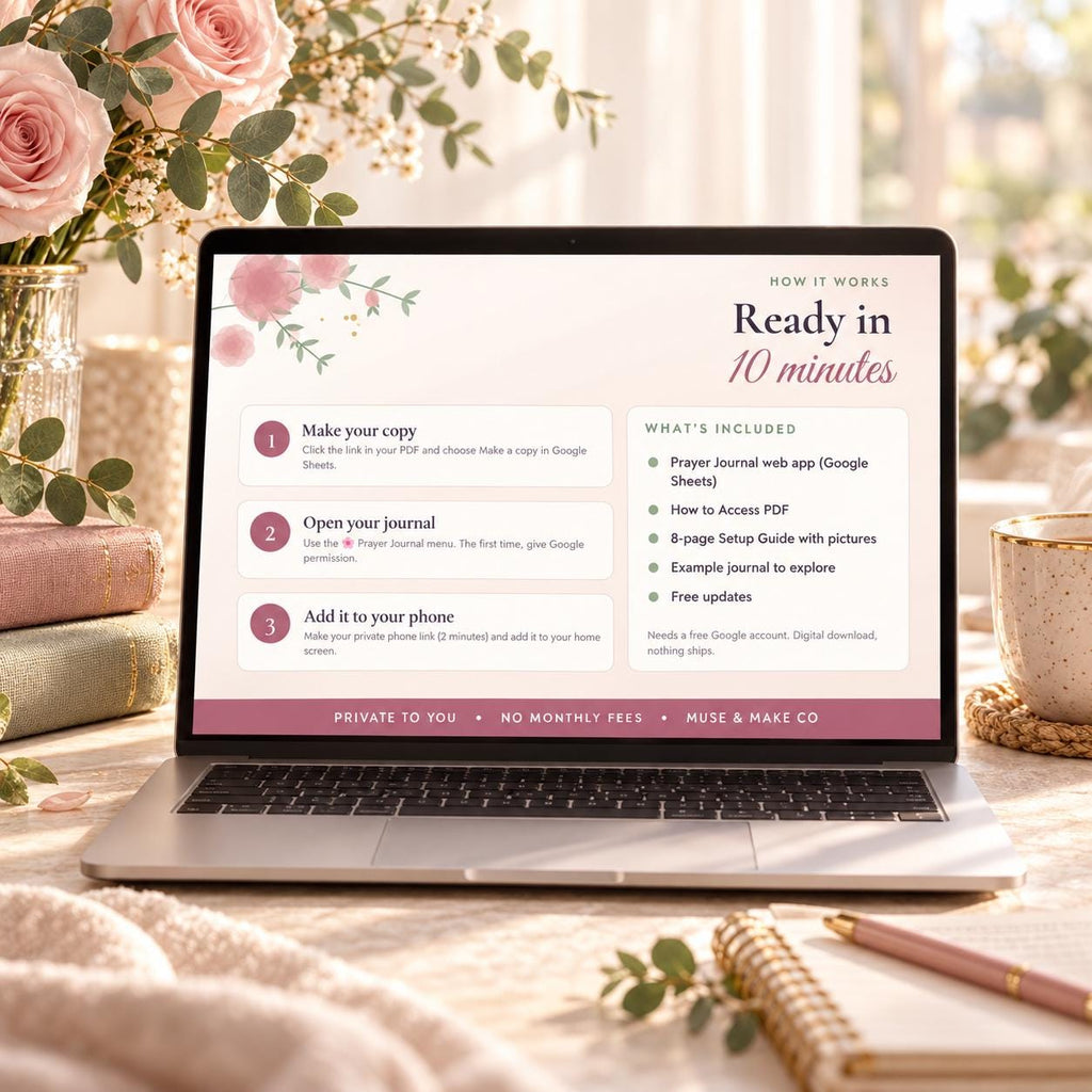 Digital Prayer Journal App