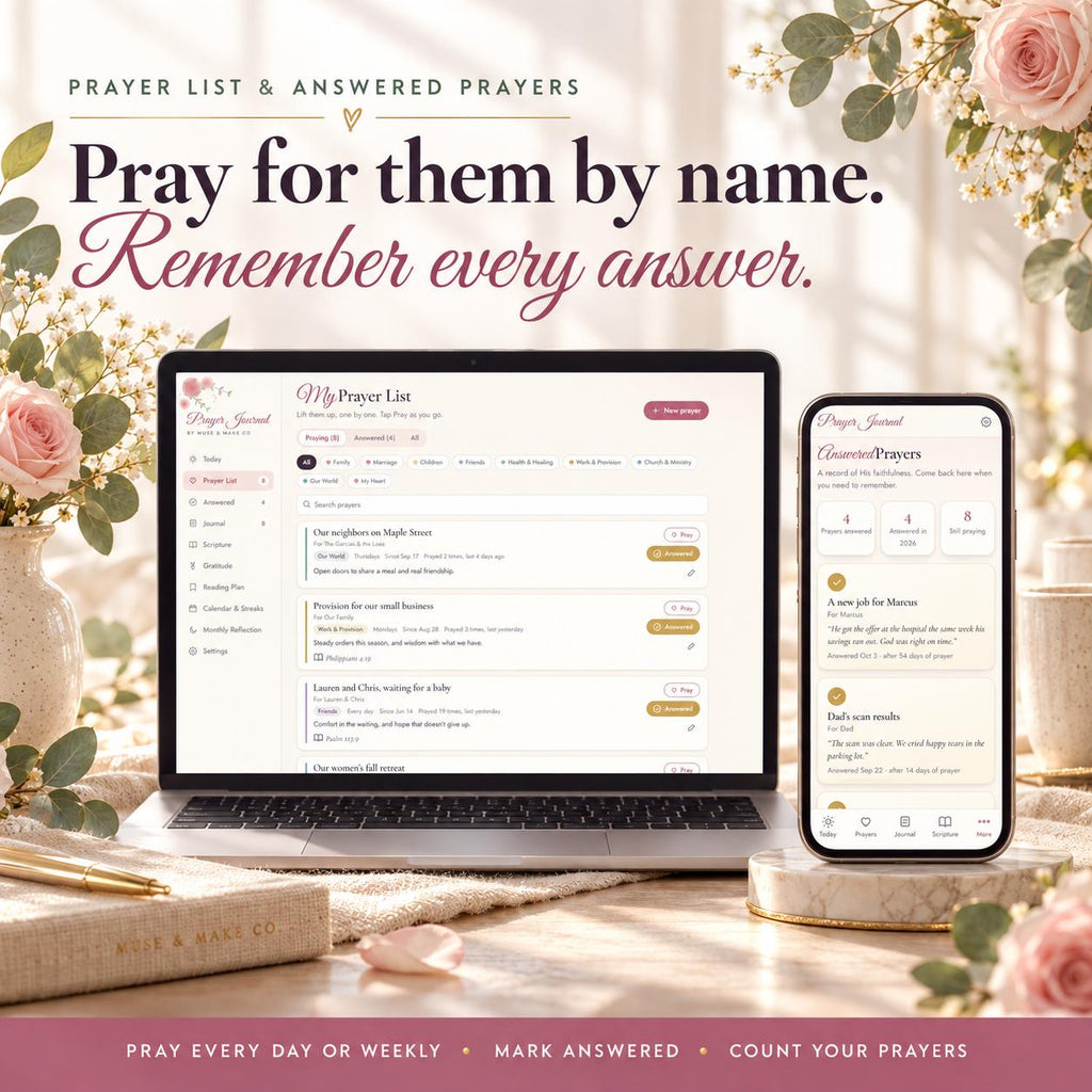 Digital Prayer Journal App