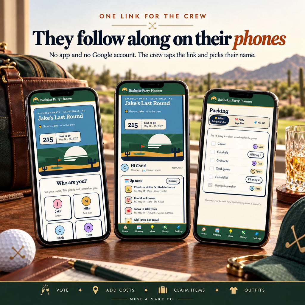 Bachelor Party Planner App