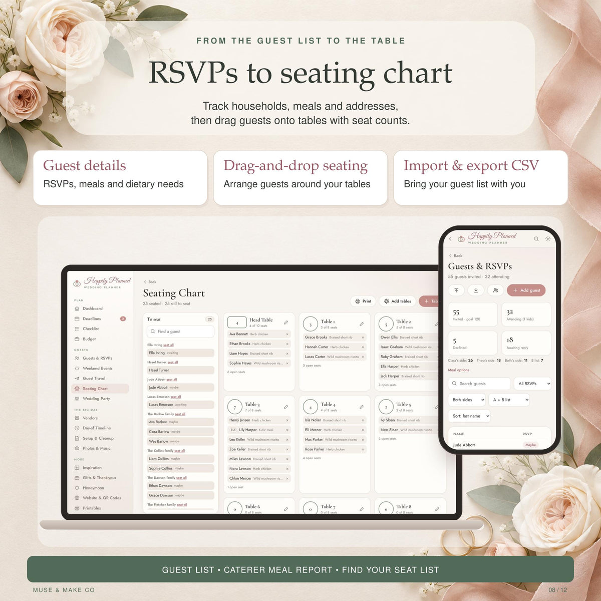 Wedding Planner App, Digital Wedding Planner