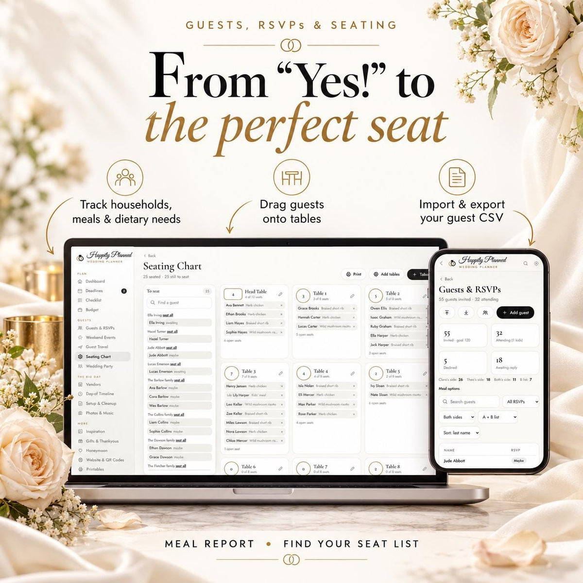 Minimalist Wedding Planner App