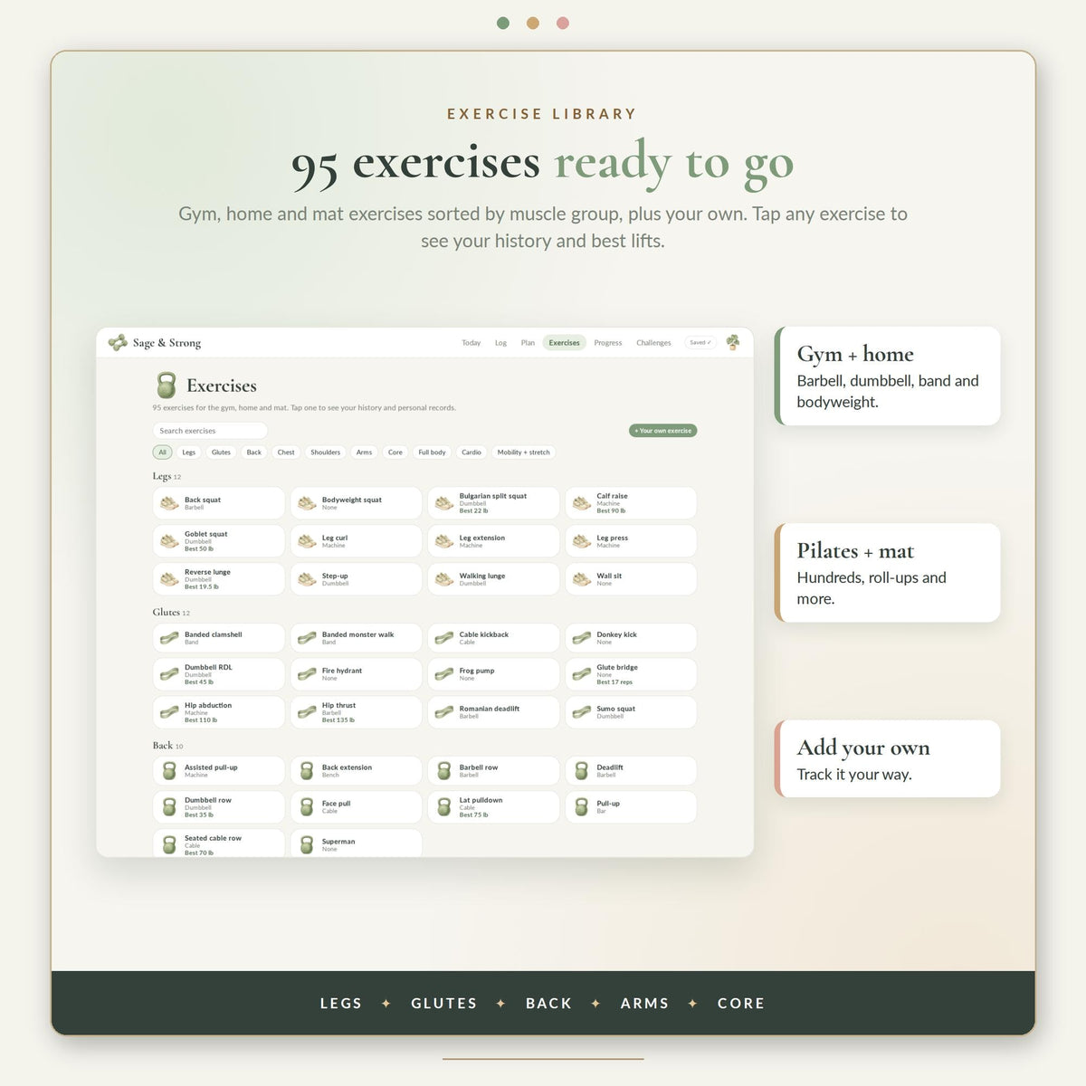 Workout Tracker Spreadsheet for Women